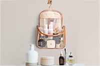 Clear Makeup Bag with Hanging Hook for Travel Organizer for Accessories