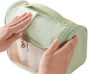 Clear Makeup Bag with Hanging Hook for Travel Organizer for Accessories