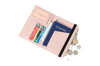 RFID Passport Holder Cover Card Wallet Holder with Zipper