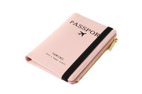 RFID Passport Holder Cover Card Wallet Holder with Zipper