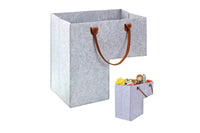 Foldable Storage Bag Durable Stair Step Basket with Handle