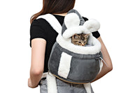 Plush Backpack Portable Pet Hanging Chest Bag