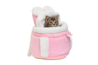 Plush Backpack Portable Pet Hanging Chest Bag