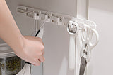 Telescopic Retractable Hook for Sliding Pantry Organization