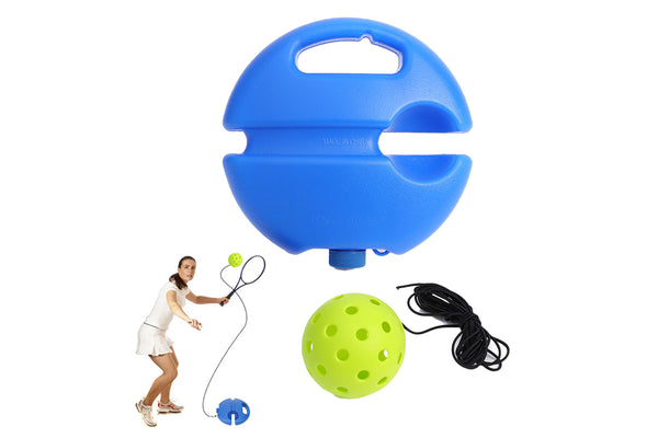 Pickleball Training with Rope Outdoor Indoor Portable Rebound Practice Tool