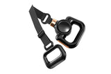 5-Grear Handheld Muscle Massager with Massage Belt and 4 Massage Heads Black