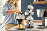 360-Degree Rotated Mug Water Cup Holder Tree with 8 Hooks