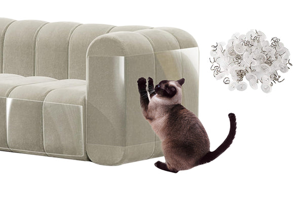 Single-Sided Sticky Couch Protector for Cats