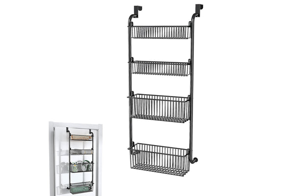 4-Tier Over-The-Door Hanging Storage Rack