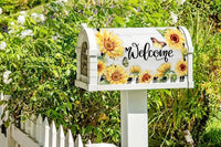 Sunflower Mailbox Cover for Outdoor Garden Decor