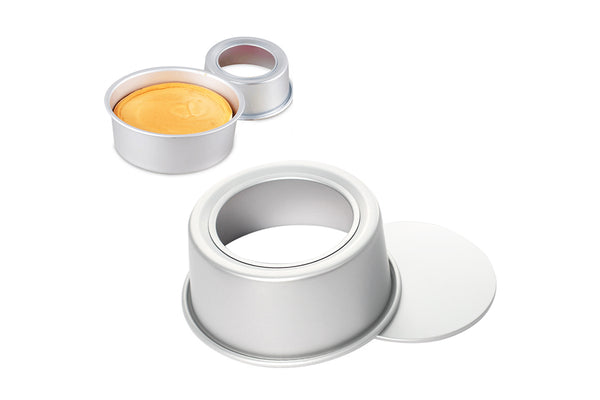 6/8 Inch Aluminium Alloy Round Cake Mold Baking Mould with Removable Bottom