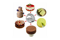 6/8 Inch Aluminium Alloy Round Cake Mold Baking Mould with Removable Bottom