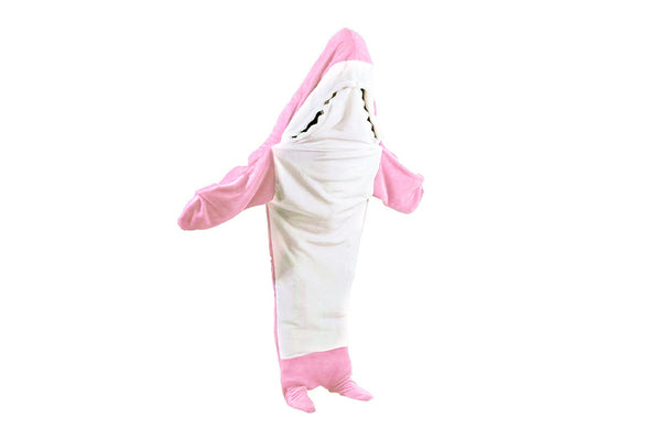 Shark Hoodie Blanket Flannel Hooded Blanket