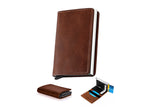 PU Leather Pop-up Card Holder Wallet RFID Blocking Purse