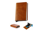 PU Leather Pop-up Card Holder Wallet RFID Blocking Purse