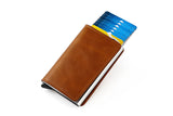 PU Leather Pop-up Card Holder Wallet RFID Blocking Purse