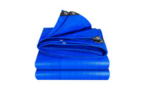 3x3m Blue Tarp Cover Tarpaulin Heavy Duty Tarps Camping Tent Cover