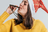 Breathing Anxiety Relief Necklace with Cleaning Brush