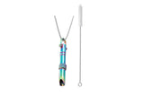 Breathing Anxiety Relief Necklace with Cleaning Brush