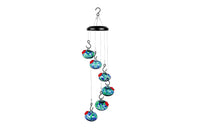 Wind Chime Hummingbird Feeder Plastic Hanging Bird Water Feeder for Outside