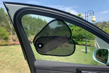 2-In-1 Car Window Sun Shade Mesh Side Window Sun Visor for Glare Reduction