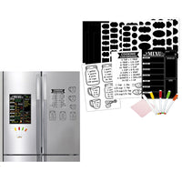 Magnetic Dry Erase Menu Board Sticker Set for Fridge