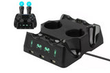 4-in-1 Fast Charging Desk  Dock Fit for PS4 & PS Move Controller