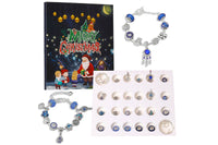 Christmas Advent Calendar DIY Bracelet Charm 24 Days Countdown Calendar Box