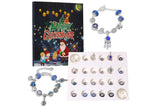 Christmas Advent Calendar DIY Bracelet Charm 24 Days Countdown Calendar Box