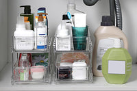 Bathroom Storage Organizer with Dividers Makeup Desktop Storage Rack