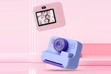 Kids Instant Print Digital Camera 1080P Selfie Video Camera with 32G TF Card