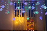 4M Curtain String Lights Christmas Window Lights for Party