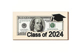 2024 Graduation Money Holder Wooden Cash Holder