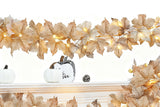 LED Maple Leaves Garland with Lights Fall Decorations