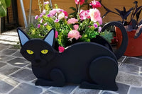 Cat Planter Plant Pot Cute PVC Garden Cat Planter