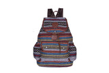 Boho Style Flap Drawstring Backpack Shoulder Bag Outdoor Travel Bag