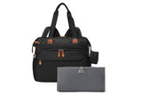 Diaper Bag Backpack with Separate Shoe Compartment and Changing Mat