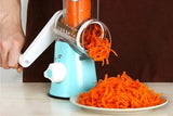 Kitchen Vegetable Food Manual Rotary Drum Grater Chopper Slicer Fruit Cutter