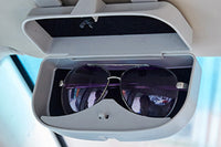 Car Sunglasses Holder Case Box Glasses Clip Auto Visor Card Ticket Organizer