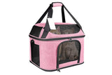 Breathable Pet Carrier Shoulder Bag Foldable Pet Travel Bag for Cats