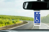 Handicap Parking Placard Holder Ultra Transparent Cover for Disabled People