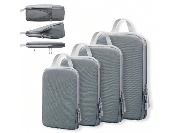 4Pcs Compression Packing Bags – Space-Saving Travel Organizers!
