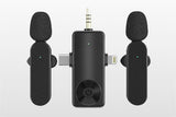 3-in-1 Wireless Lavalier Microphone for Android Phone iPhone