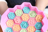 3-Piece 19 Cell Silicone Bee Honeycomb Cake Chocolate Ice Mould