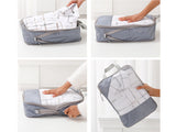 Ultimate 5-Piece Travel Zipper Compression Packing Bags Set