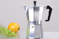 1/3/6 Cups Moka Latte Stainless Pot Stovetop Espresso Coffee Maker