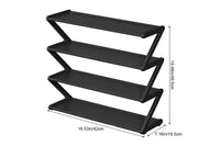 4 Tier Shoe Rack Storage Organizer Shelf Stand Shelves Shoe Storage