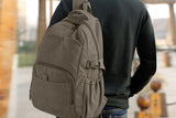 Large Capacity Canvas Backpack Laptop Notebook School Travel Backpack