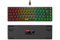 Mini Gaming Keyboard and Mouse Combo Wired K68 RGB Streamer