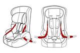 General Seat Belt Extender for Isofix Latch Interface Seat